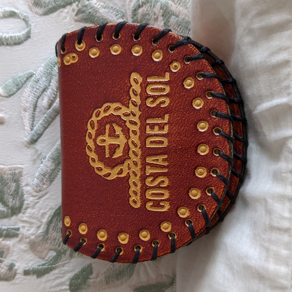 Vintage Tourist Leather Change Purse Never Used